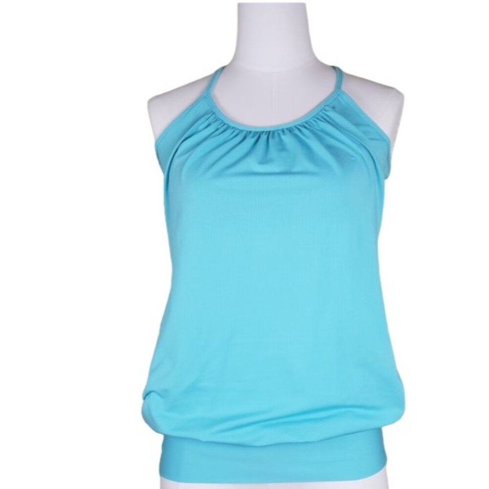 Lululemon No Limits Racerback Tank Top XS or S Turquoise NWOT